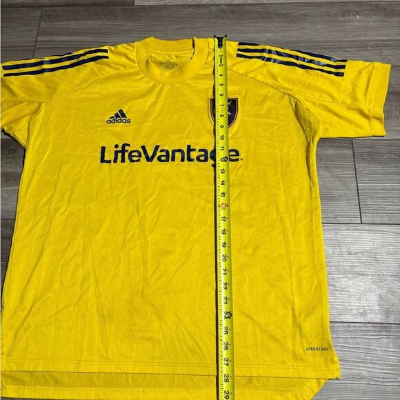 Adidas MLS Real Salt Lake city Training shirt size XL Rare soccer Jersey Men’s - Picture 4 of 6